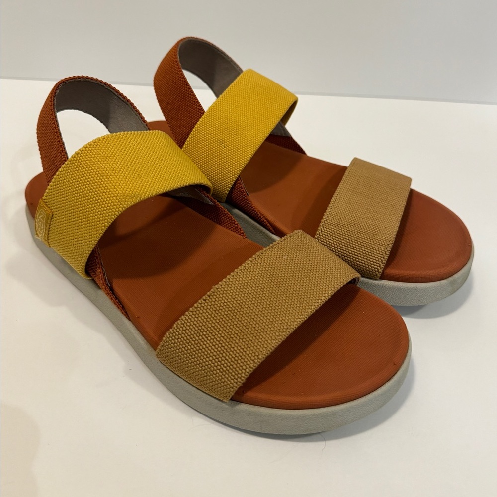 KEEN Elle Casual Open Toe Platform Wedge Comfort Sandal | Sz 9